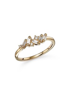 Suzanne Kalan 18K Yellow Gold Diamond Cluster Ring