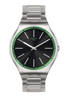 Swatch Men's The May Black Dial Watch