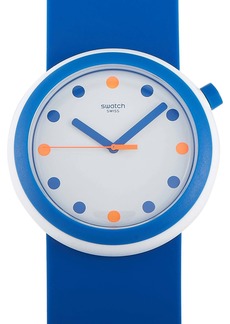 Swatch Popiness 45mm Blue Quartz Watch PNW103