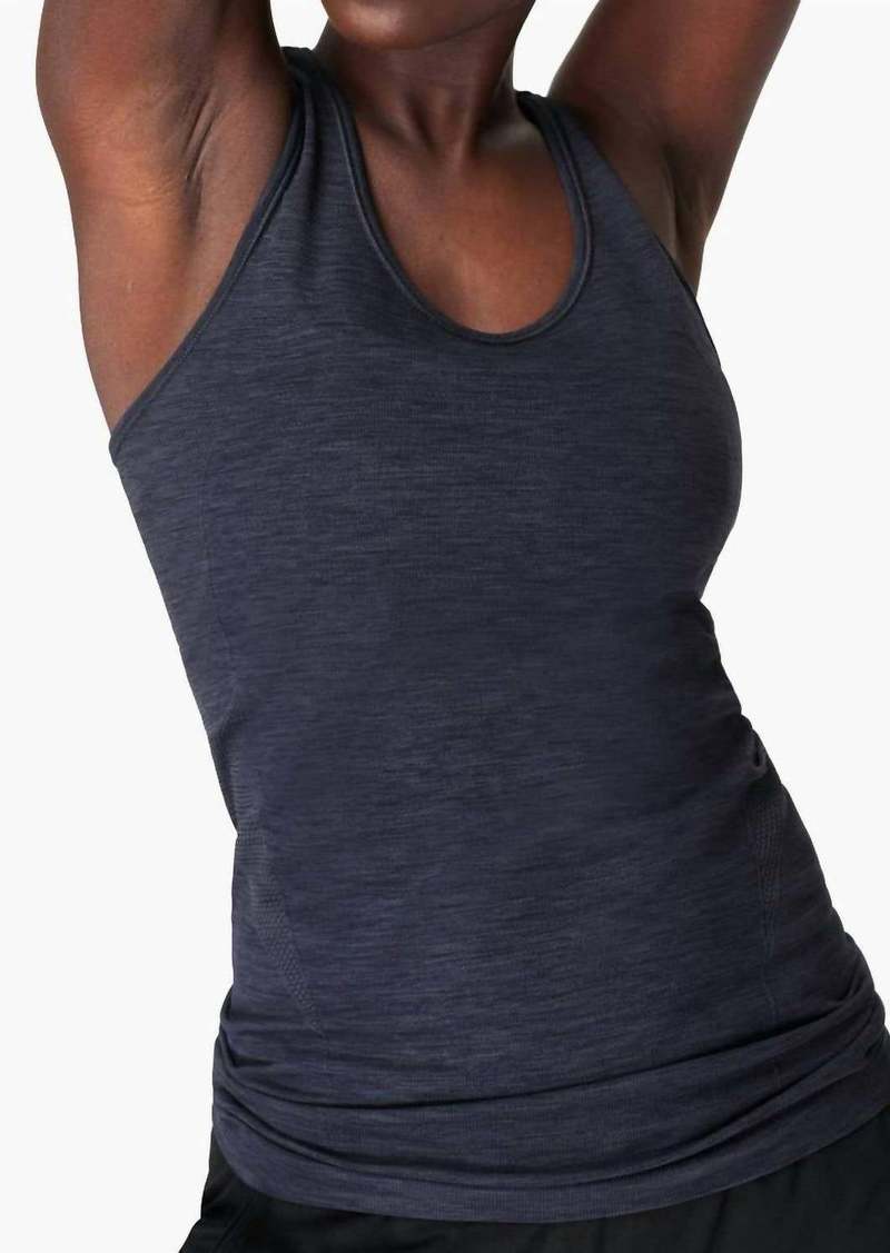 Sweaty Betty Athlete Seamless Workout Tank - Blue - Final Sale In Dark Gray