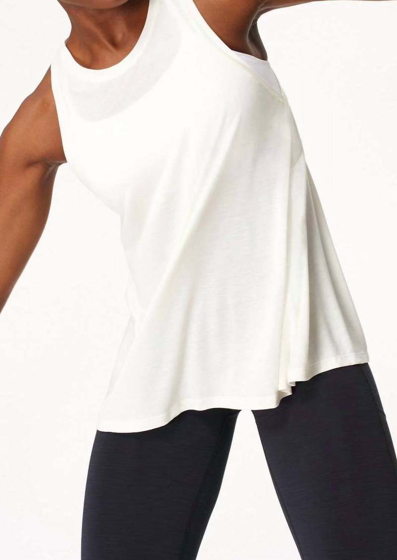 Sweaty Betty Easy Peazy Tank In Lily White