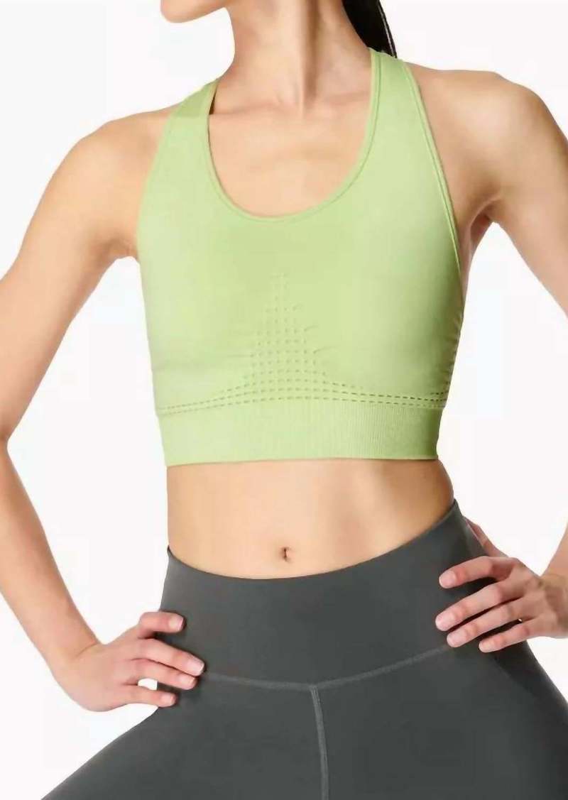 Sweaty Betty Stamina Sports Bra In Utopia Green