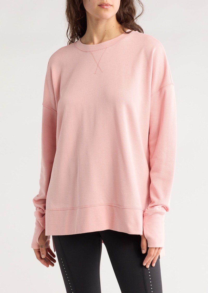 Sweaty Betty After Class Sweatshirt in Soft Pink at Nordstrom Rack