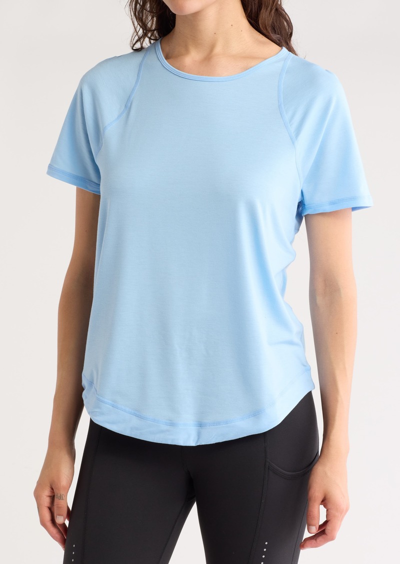 Sweaty Betty Breathe Easy Run T-Shirt in Filter Blue at Nordstrom Rack