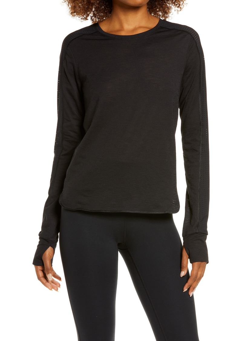 sweaty betty long sleeve running top