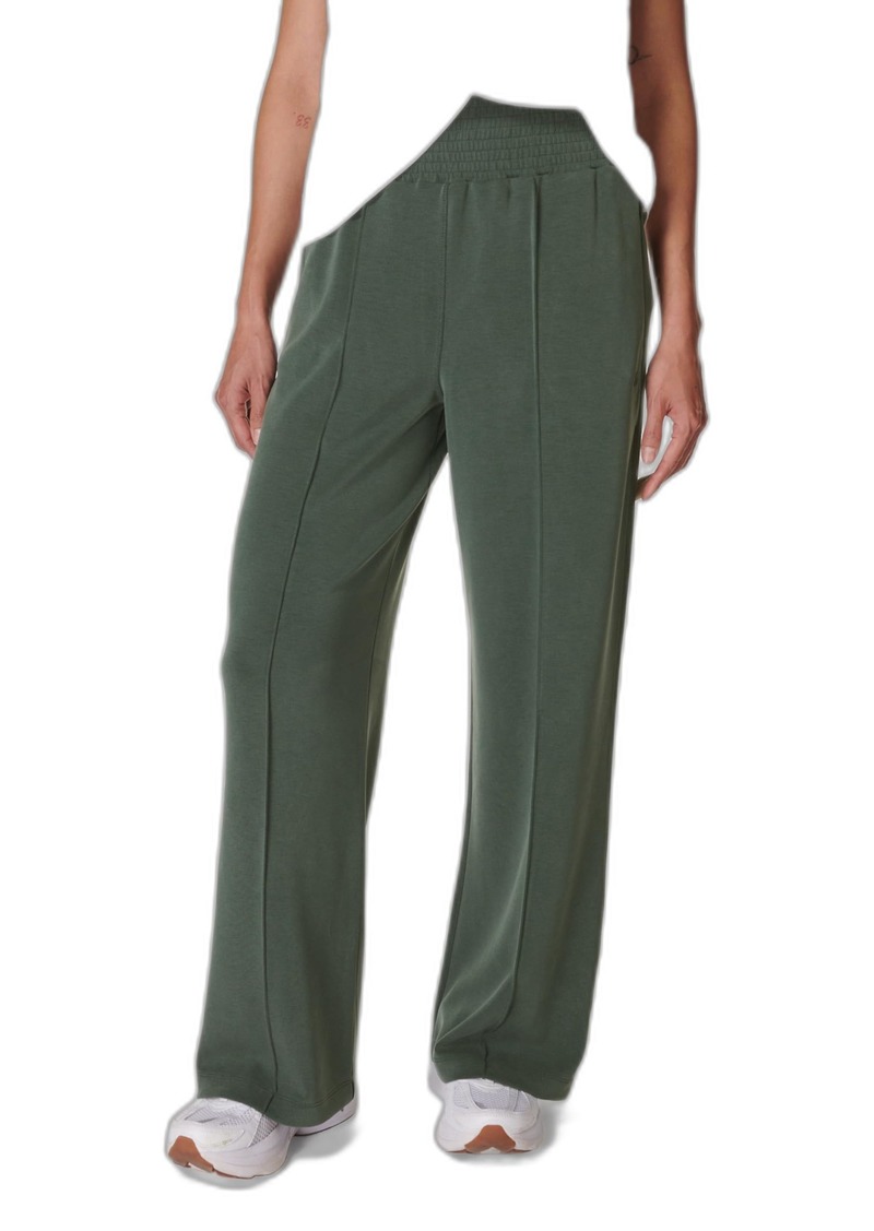 Sweaty Betty Casual Sand WASH Smocked Waist Track Pant