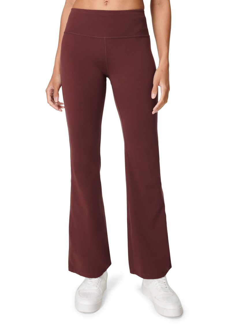 Sweaty Betty Power Kick Flare Trousers in Umbra Red at Nordstrom Rack