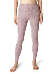 Sweaty Betty Super Soft Yoga Leggings in Pink Fusion Foil Print at Nordstrom Rack