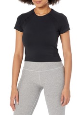 Sweaty Betty Women's Athlete Cropped Short Sleeve Seamless Workout T-Shirt