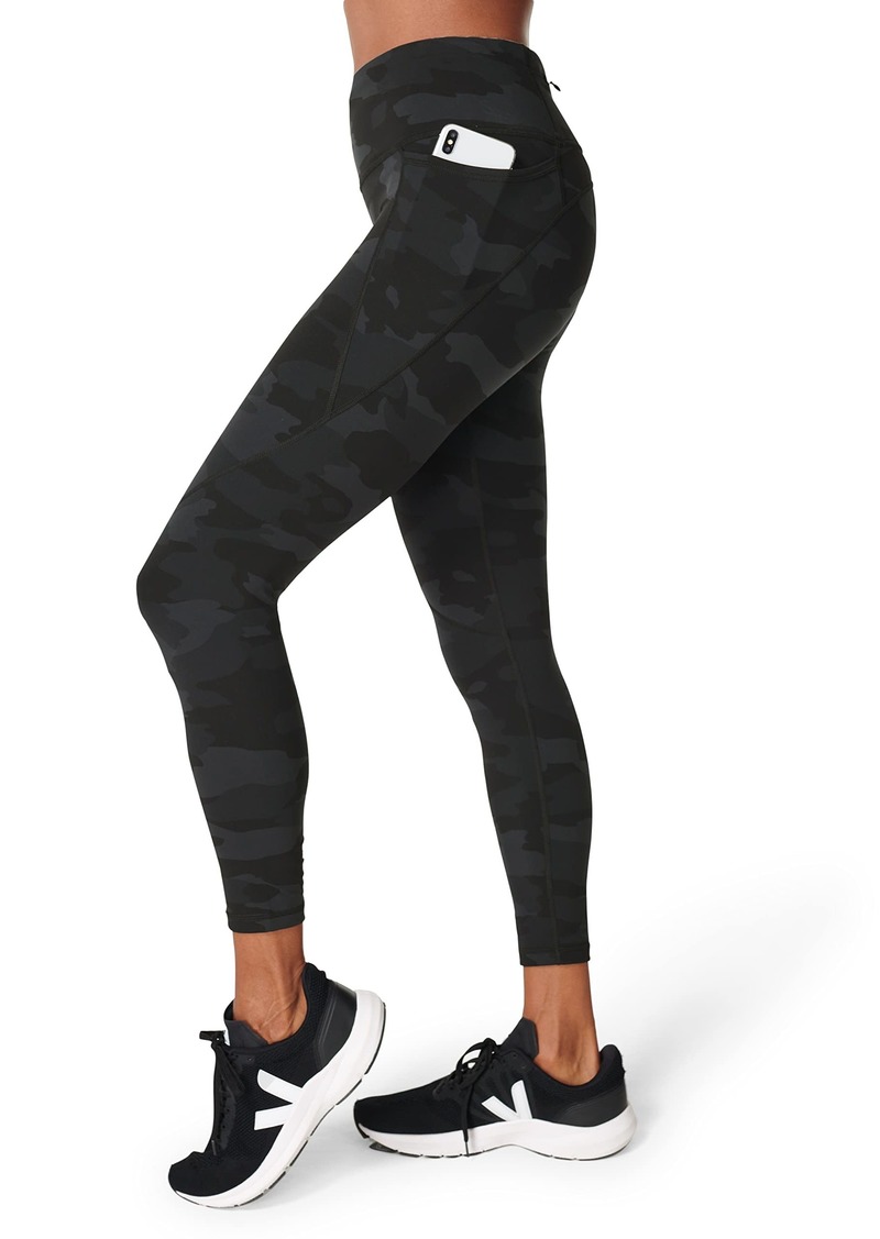 Sweaty Betty Womens Bum Sculpting Power 7/8 Workout Leggings with Side and Back Pocket Size S