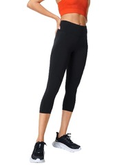 Sweaty Betty Womens Bum Sculpting Power Cropped Workout Leggings with Side and Back Pocket Size XL