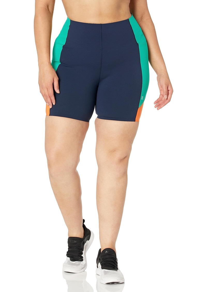 Sweaty Betty Women's Power HIGH Waist 6" Sweat Wicking Workout Biker Shorts