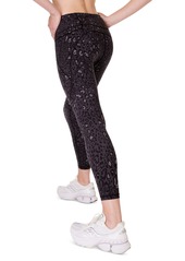 Sweaty Betty Women's Power Workout Leggings - Black Leopard Print