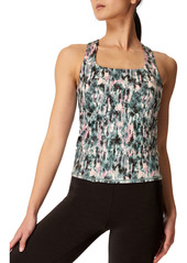 Sweaty Betty Super Sculpt Yoga Tank in Blue Xray Floral Print at Nordstrom