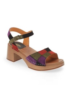 Swedish Hasbeens PATCH SANDAL in Suede Patchwork at Nordstrom