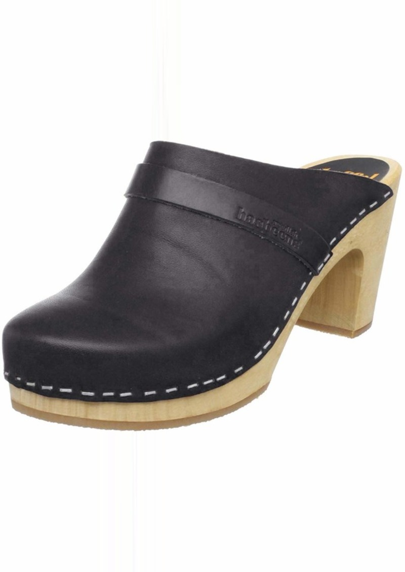 swedish hasbeens Womens Slip In Sandal,Black,7 M US Swedish Hasbeens Footwear 43101 