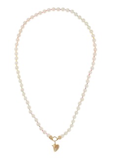 Sydney Evan - 14K Yellow Gold Diamond; Pearl Necklace - Gold - OS - Moda Operandi - Gifts For Her