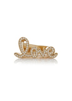 Sydney Evan - Love 14K Yellow Gold Diamond Ring - Gold - US 7 - Moda Operandi - Gifts For Her