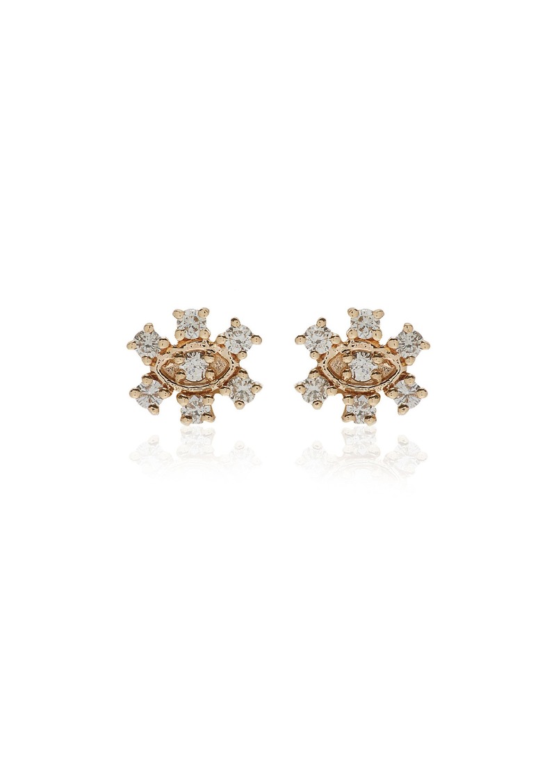 Sydney Evan - 14K Gold Diamond Earrings - Gold - OS - Moda Operandi - Gifts For Her