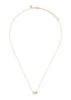 Sydney Evan - XO Script 14K Gold Diamond Necklace - Gold - OS - Moda Operandi - Gifts For Her