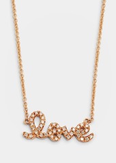 Sydney Evan Gold Diamond Love Necklace  Small