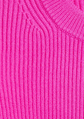 T by Alexander Wang alexanderwang.t - Cropped ribbed wool-blend sweater - Pink - XS