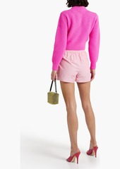 T by Alexander Wang alexanderwang.t - Cropped ribbed wool-blend sweater - Pink - XS