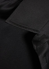 T by Alexander Wang alexanderwang.t - Cutout silk-satin mini shirt dress - Black - US 4