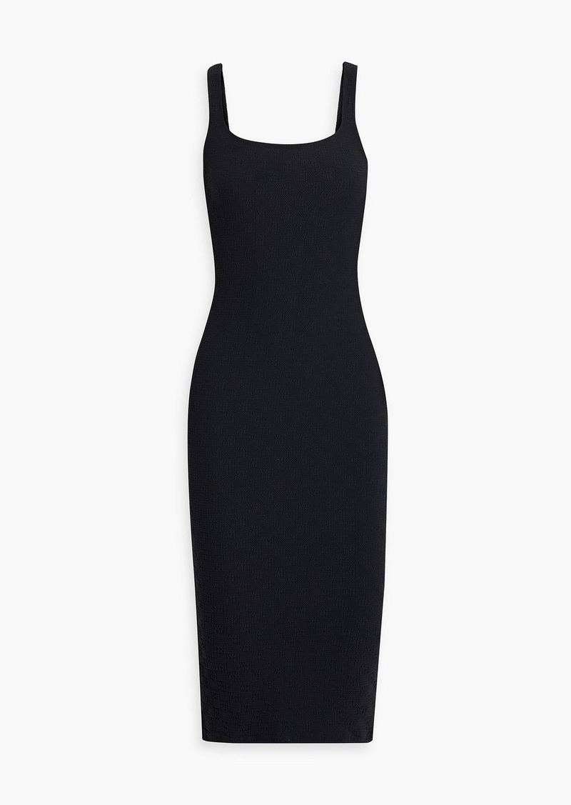 T by Alexander Wang alexanderwang.t - Jacquard-knit dress - Black - XXS