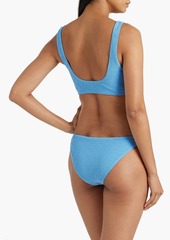 T by Alexander Wang alexanderwang.t - Stretch-jacquard mid-rise bikini briefs - Green - XS