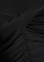 T by Alexander Wang alexanderwang.t - Ruched satin-jersey mini dress - Black - XS