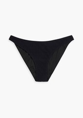 T by Alexander Wang alexanderwang.t - Stretch-jacquard mid-rise bikini briefs - Black - S