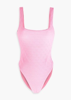 T by Alexander Wang alexanderwang.t - Stretch-jacquard swimsuit - Pink - XS