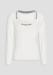 T by Alexander Wang alexanderwang.t - Stretch-knit top - White - XS