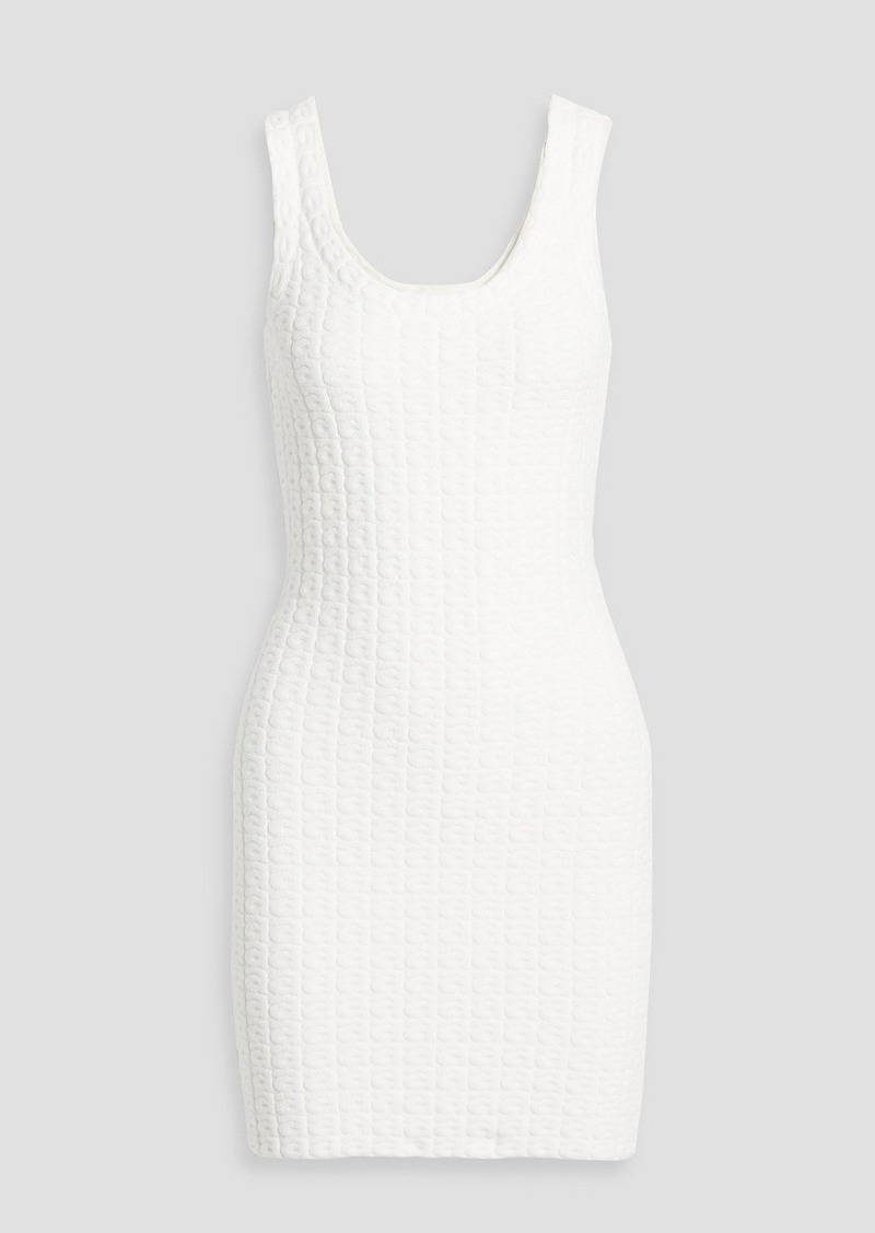 T by Alexander Wang alexanderwang.t - Terry-jacquard mini dress - White - S