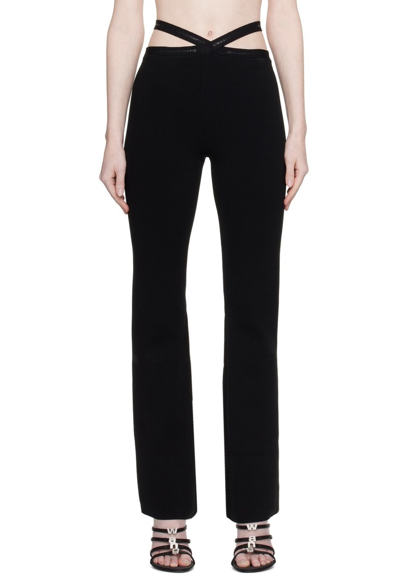 T by Alexander Wang alexanderwang. t Black Criss-Cross Leggings