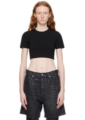 T by Alexander Wang alexanderwang. t Black Cropped T-Shirt