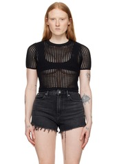 T by Alexander Wang alexanderwang. t Black Cropped T-Shirt