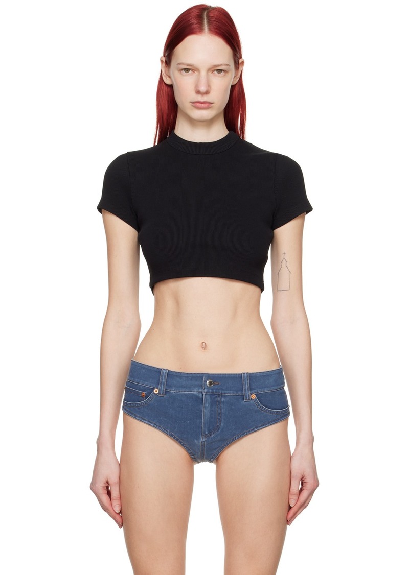 T by Alexander Wang alexanderwang. t Black Embossed T-Shirt