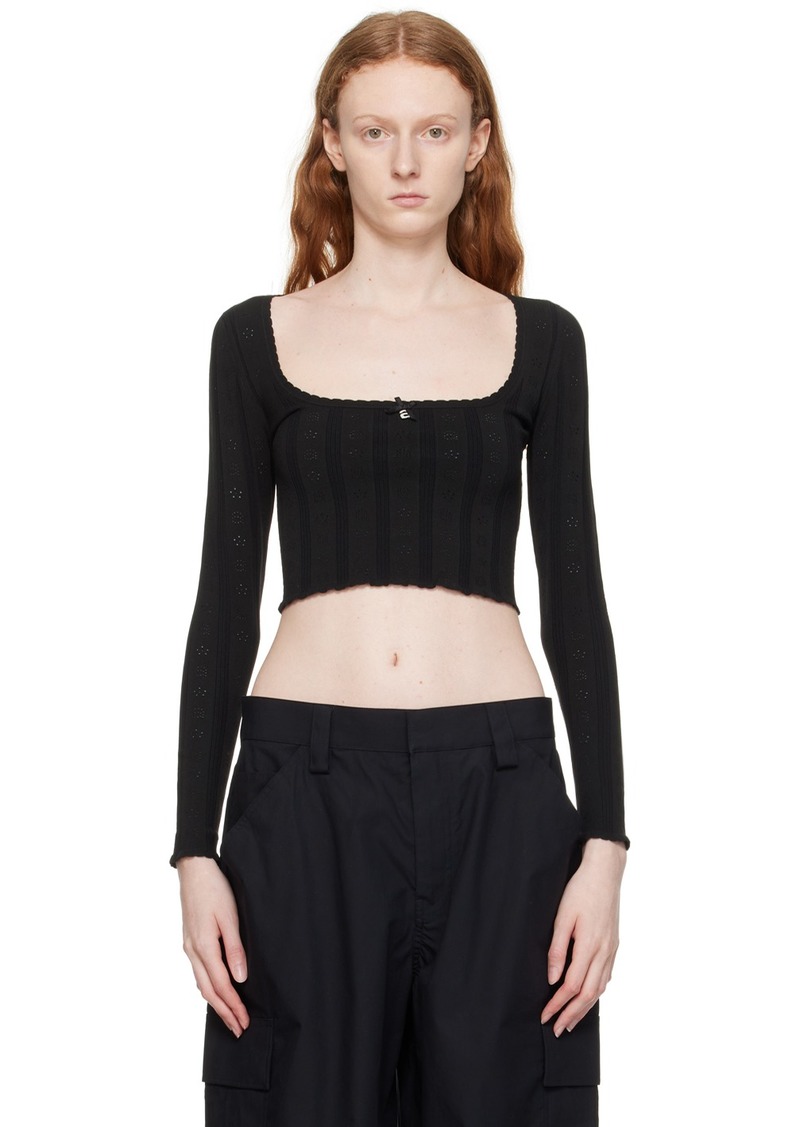 T by Alexander Wang alexanderwang. t Black Hardware Long Sleeve T-Shirt