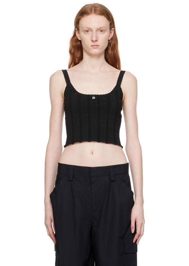 T by Alexander Wang alexanderwang.t Black Hardware Tank Top