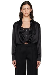 T by Alexander Wang alexanderwang. t Black Layered Shirt