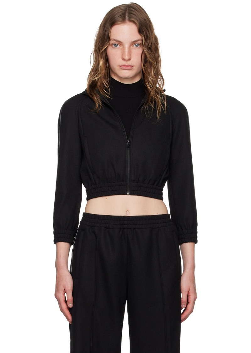 T by Alexander Wang alexanderwang. t Black Logo Tape Track Jacket