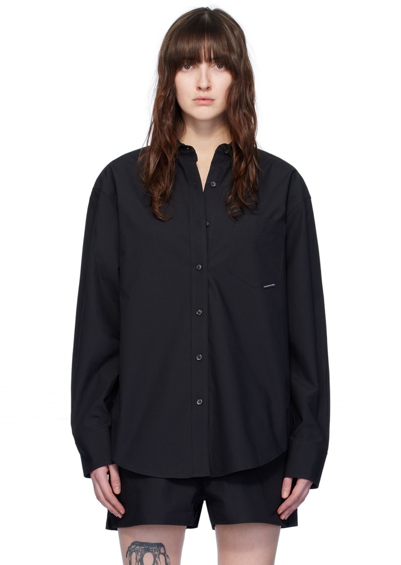 T by Alexander Wang alexanderwang. t Black Pocket Shirt