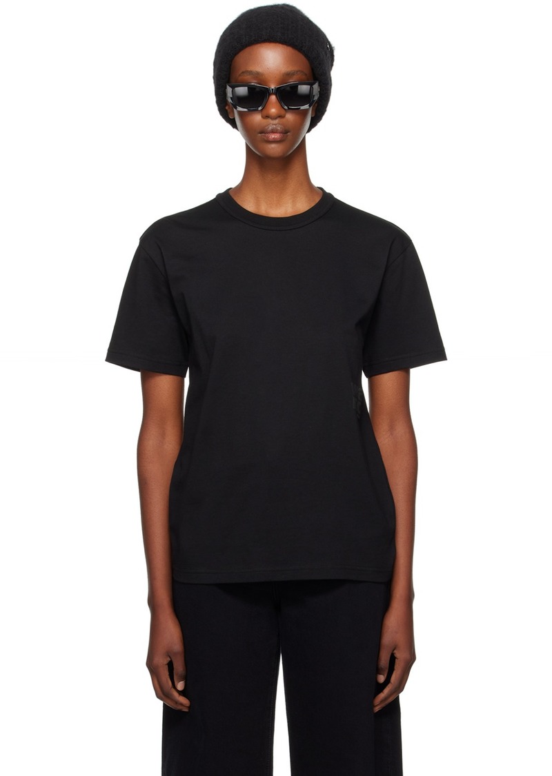 T by Alexander Wang alexanderwang. t Black Puff Logo T-shirt