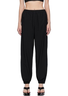 T by Alexander Wang alexanderwang.t Black Relaxed-Fit Track Pants