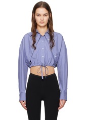 T by Alexander Wang alexanderwang. t Blue Layered Shirt