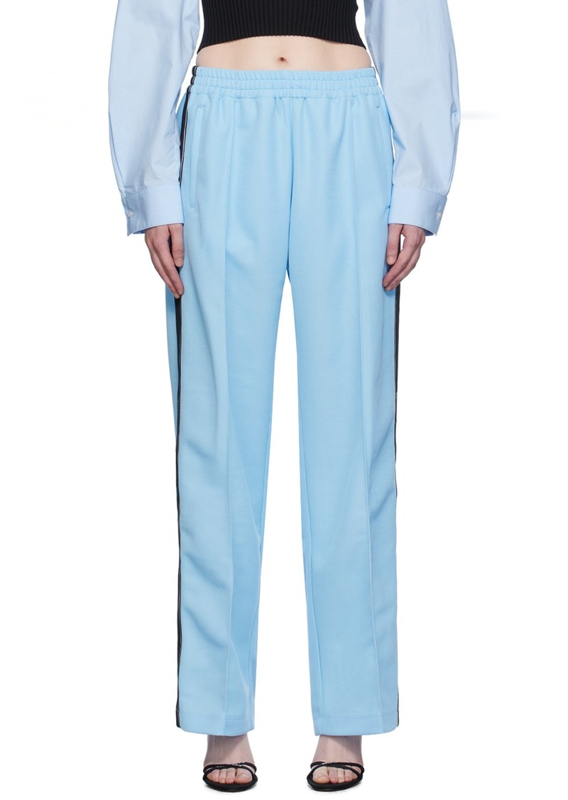 T by Alexander Wang alexanderwang. t Blue Pinched Seam Track Pants