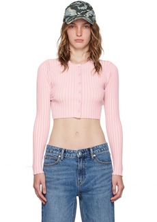 T by Alexander Wang alexanderwang. t Pink Shrunken Cardigan