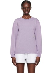 T by Alexander Wang alexanderwang.t Purple Faded Long Sleeve T-Shirt